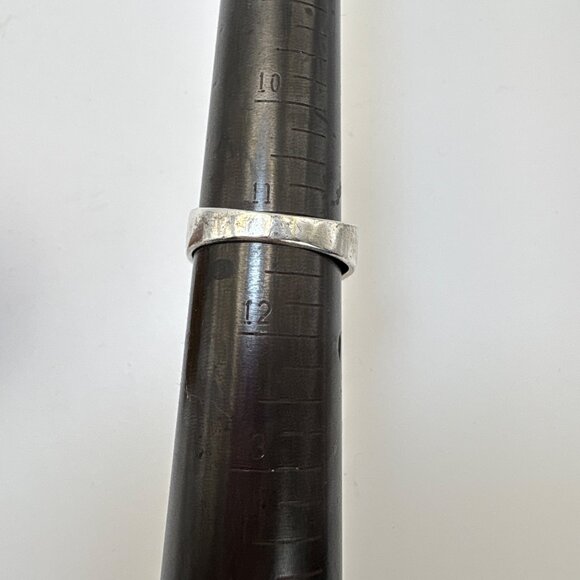 Sterling Silver 925 Toy Three Dimensional Lettering Statement Ring Size 11.25 - Picture 12 of 13